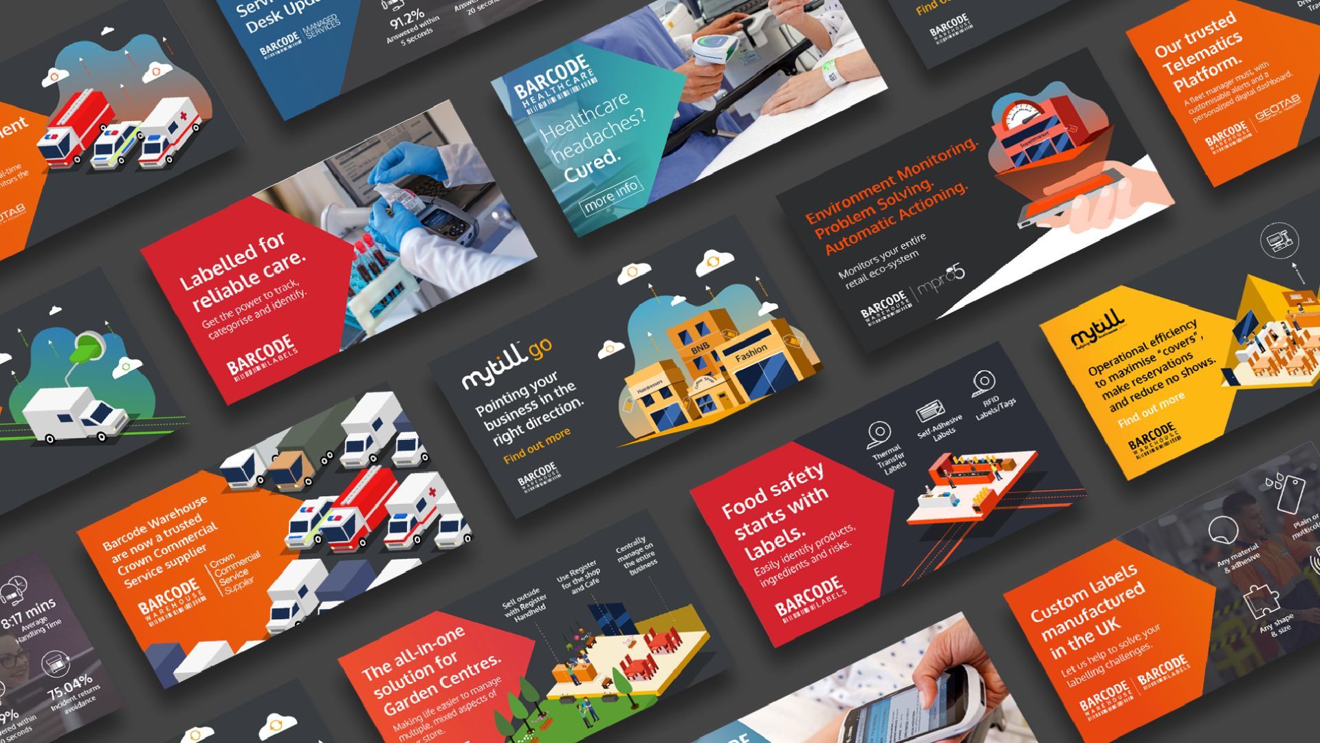 Barcode warehouse -  flyer layouts