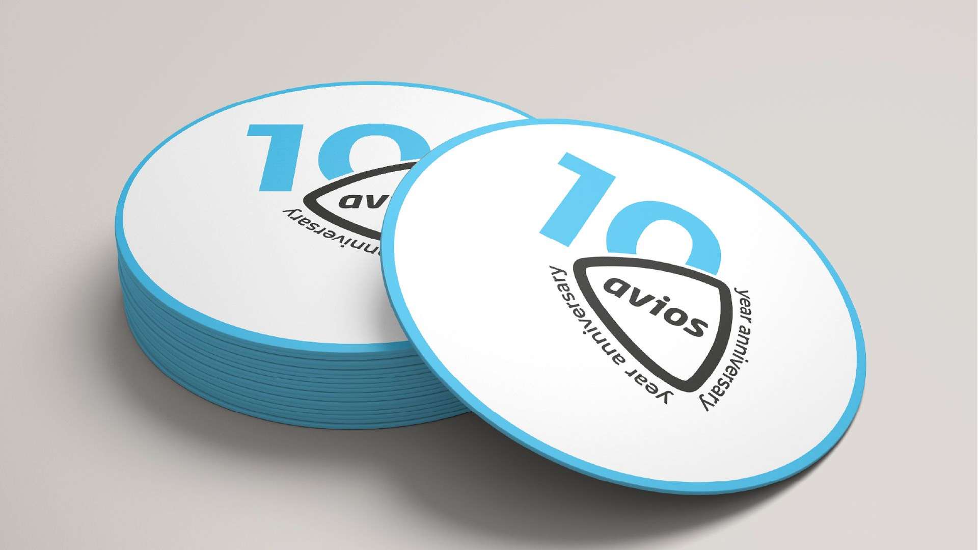 10 years of Avios - coasters