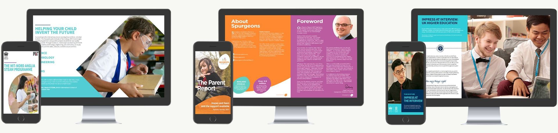 3 sets of Digital Brochures