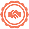Hubspot certificate hands shaking