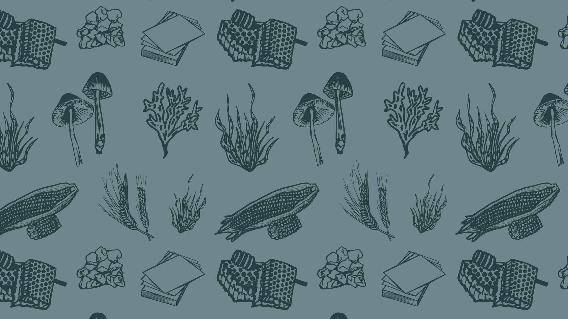 Repeated Ingredient Pattern Sustainable Packaging