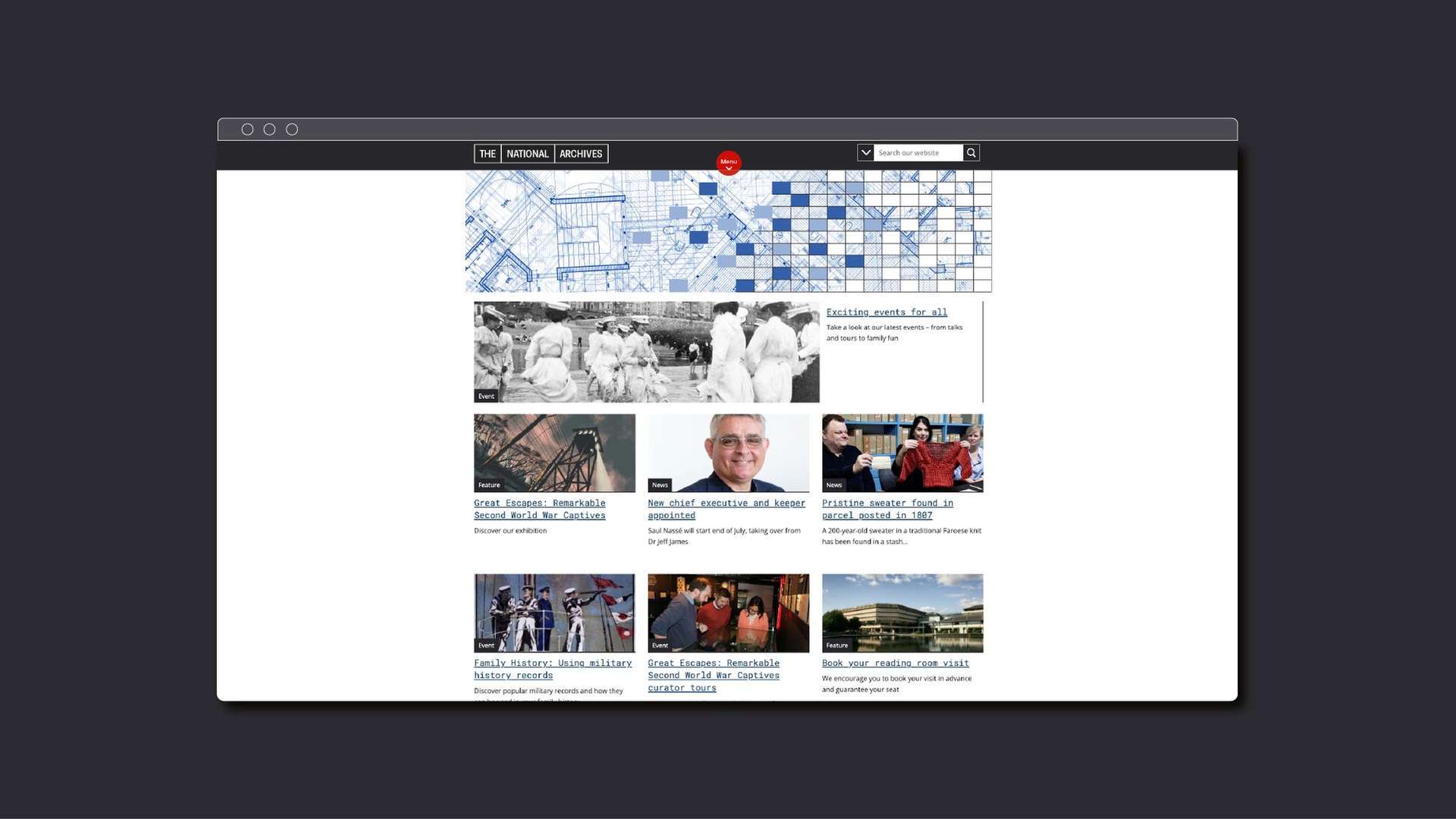 The National Archive - layout