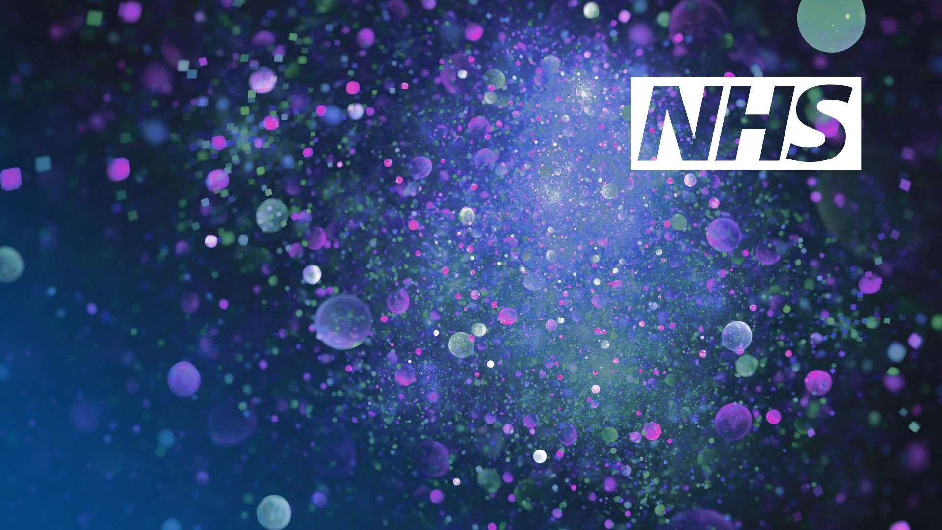 NHS Reporting background and NHS logo