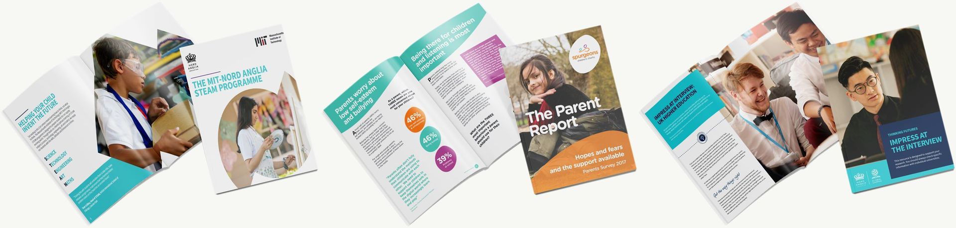 3 sets of Print Brochures