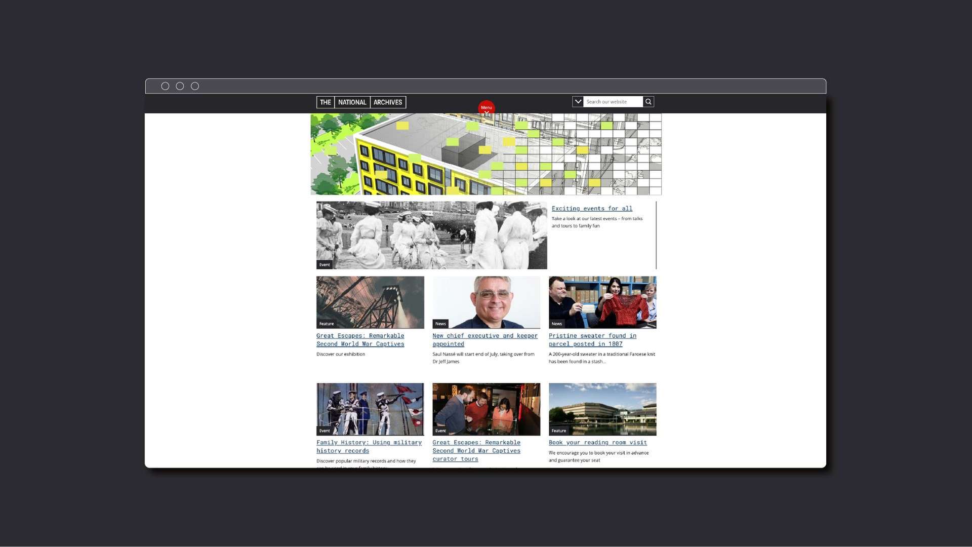 The National Archive - layout