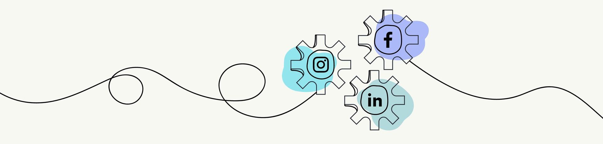 Facebook, LinkedIn and Instagram as social media advertisement cogs